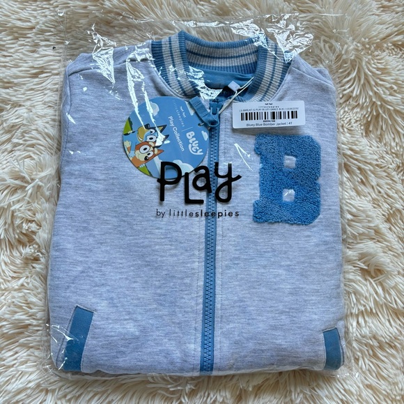 Little Sleepies Bluey Bomber Jacket 4T NWT - Picture 4 of 6
